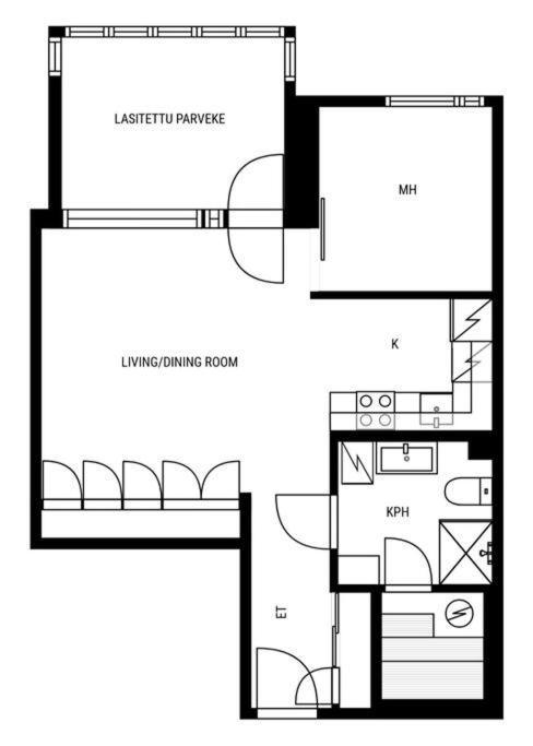 Apartment In Herttoniemenranta Helsínquia Exterior foto
